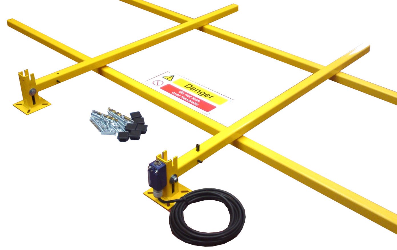 One Sided Collapsible Guard Rail Kit Elevator Equipment